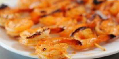 Шаг 6: шашлыка из креветок