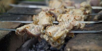 Шаг 7: шашлыка из курицы на пиве с молоком