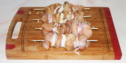 Шаг 5: шашлыка из курицы в духовке