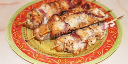 Шаг 6: шашлыка из курицы в духовке