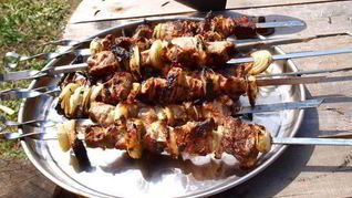 Рецепт Шашлыка из свинины маринованной в кефире
