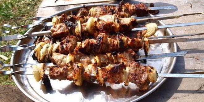 Рецепт шашлыка из свинины маринованной в кефире