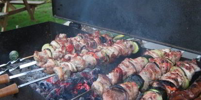 Шаг 2: шашлыка из свинины с киви