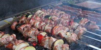 Шаг 3: шашлыка из свинины с киви