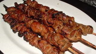 Рецепт Шашлыка из свинины с медом и апельсинами