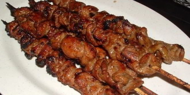 Рецепт шашлыка из свинины с медом и апельсинами