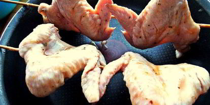 Шаг 3: шашлыка крылатого