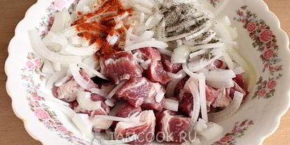 Шаг 4: шашлыка по-кавказски из свинины