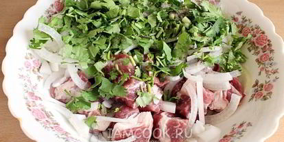 Шаг 5: шашлыка по-кавказски из свинины