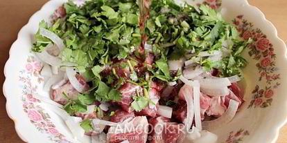 Шаг 6: шашлыка по-кавказски из свинины