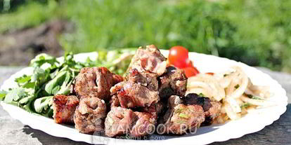 Шаг 10: шашлыка по-кавказски из свинины