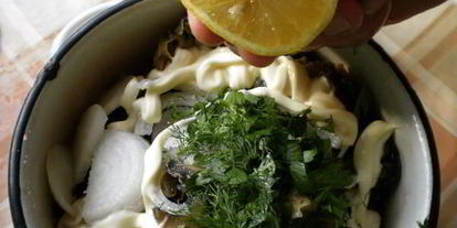 Шаг 6: шашлыков из рапана