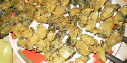 Шаг 8: шашлыков из рапана