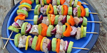 Шаг 2: сицилийских шашлычков из овощей и трески