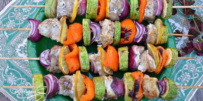 Шаг 5: сицилийских шашлычков из овощей и трески