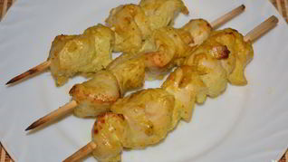 Рецепт Сочного шашлыка из курицы