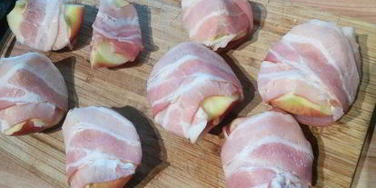 Шаг 1: яблок в беконе к шашлыку