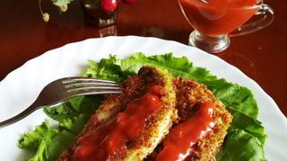 Рецепт Капустного шницеля с томатным соусом