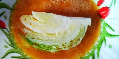 Шаг 3: капустного шницеля с томатным соусом