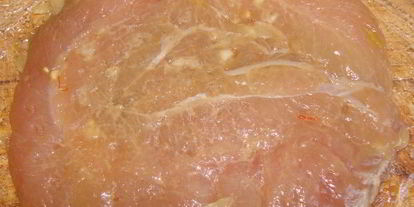 Шаг 5: куриного шницеля из кусочков малого филе