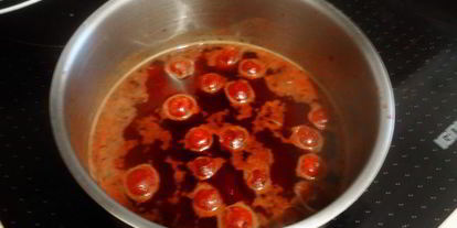 Шаг 2: миндального шницеля амаретто с острым вишневым соусом