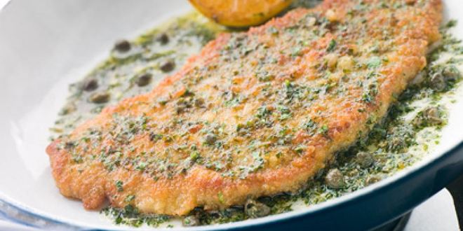 Рецепт шницеля из говядины на горячей сковороде