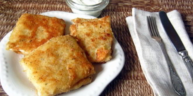 Рецепт шницеля из капусты с сыром