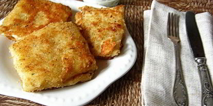 Шаг 5: шницеля из капусты с сыром