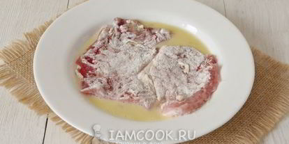 Шаг 7: шницеля из свинины в духовке