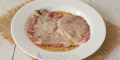 Шаг 8: шницеля из свинины в духовке