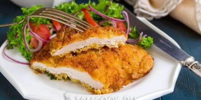 Рецепт шницеля из свинины