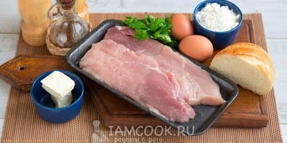 Шаг 2: шницеля из свинины