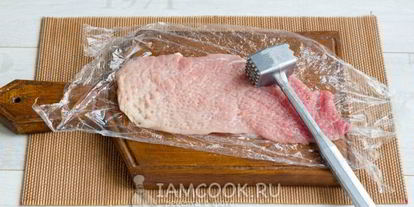 Шаг 3: шницеля из свинины