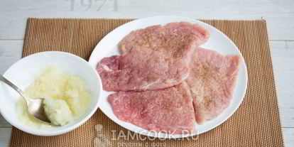 Шаг 4: шницеля из свинины