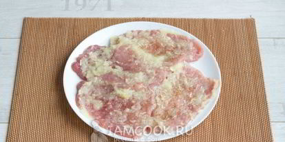 Шаг 6: шницеля из свинины