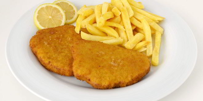 Рецепт шницеля на сковороде