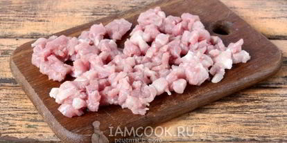 Шаг 4: шницеля рубленого из свинины