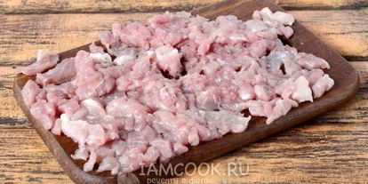 Шаг 5: шницеля рубленого из свинины