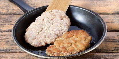 Шаг 9: шницеля рубленого из свинины