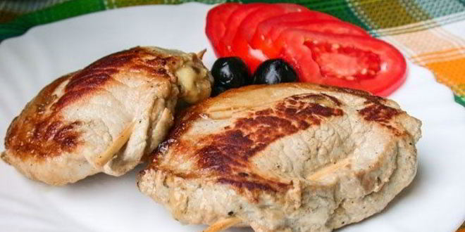 Рецепт шницеля с грибами