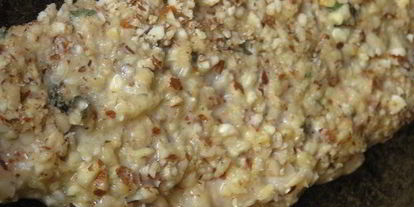 Шаг 6: шницеля с мятой, миндалем и кедровыми орешками