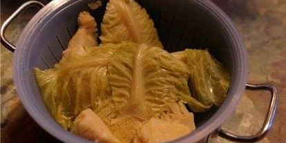 Шаг 6: шницелей иза молодого капуст