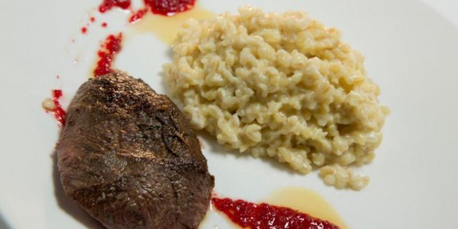 Рецепт говяжьего стейка с булгуром