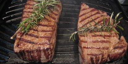 Шаг 3: стейка ферентино с овощами на гриле