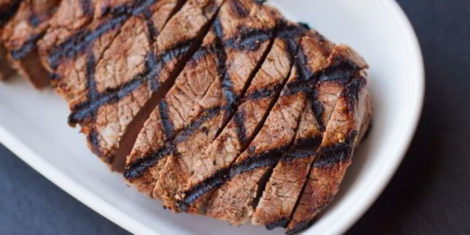 Рецепт стейка из говядины на гриле