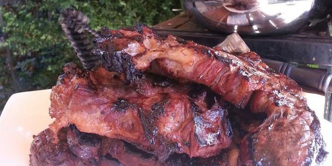 Рецепт стейка из говядины на мангале