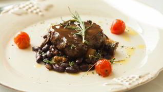 Рецепт Стейка из говядины с красной фасолью