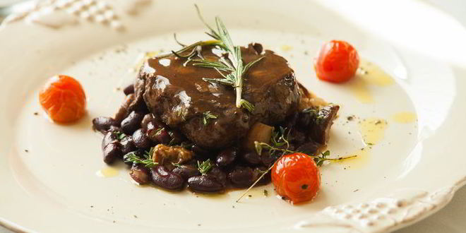 Рецепт стейка иза говядин с красного фасолью