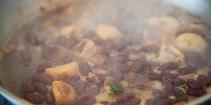 Шаг 4: стейка иза говядин с красного фасолью