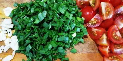 Шаг 3: стейка из говядины с лапшой из кабачка